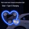 Heart-Shaped Solar Lamp for Avatr 06/07/11/12 - Car Decorative & Atmosphere Light