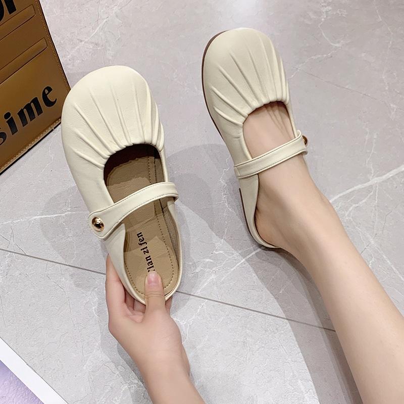 

Верхняя одежда для отпуска Baotou Sandal Slippers Women 40 покинуть белый