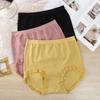 Seamless Panties High Waist Women's Briefs for Weight 100kg Large Size Underpants Solid Color Boyshorts