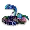 30cm 3D-printede slangeleker Morsomme printede dyr Slange Jul Nyttår Håndverk Ornament Simuleringsdyr Hjem Skrivebordsornament