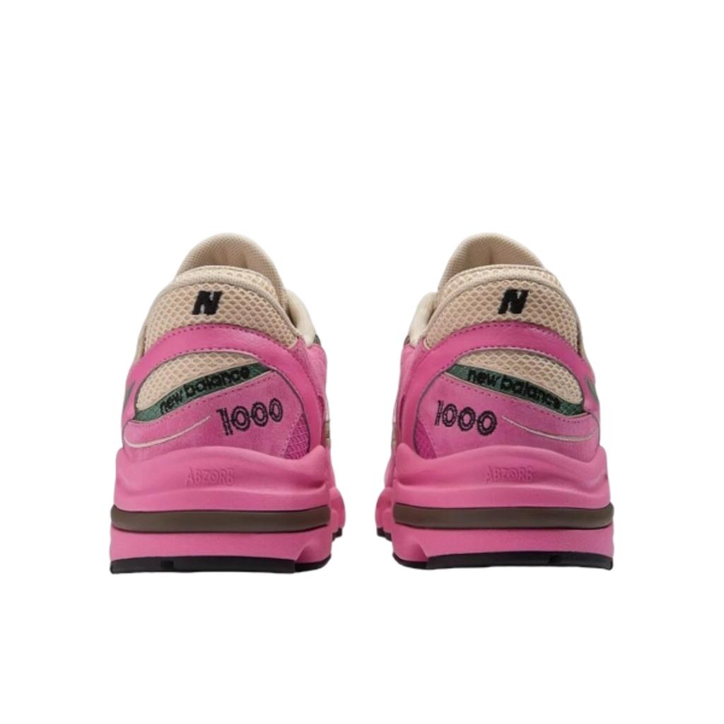 New Balance 1000 Tan Pink Green