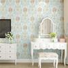 European Wallpaper Self-adhesive Pastoral Flower Luxury Wall Stickers Self-adhesive Bedroom Living Room Home Background Wall Wal