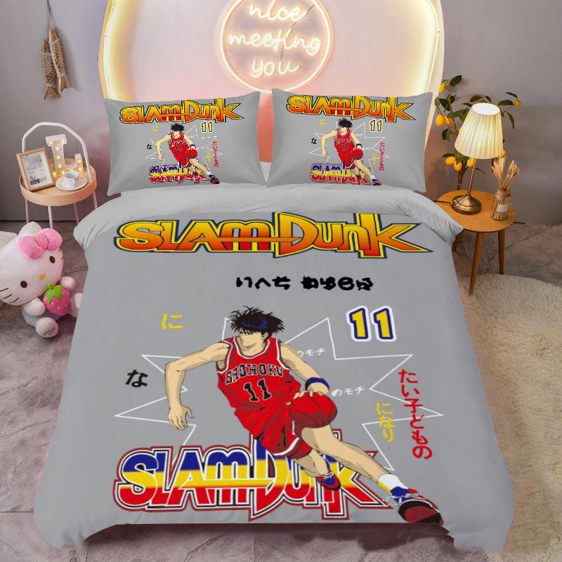 Anime SLAM DUNK duvet covers young boys Beding Sets 3D Printed duvet cover pilowcases Rom Decor Home Soft Nice