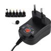 3 12V Adjustable Voltage Power Supply 12W Adapter 1.2A Output