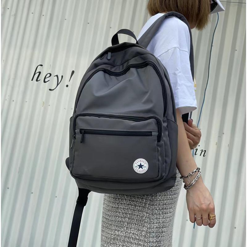 School Bag Korean Letter Backpack Leisure Travel Backpack Nylon Backpack