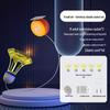 WEZHO Single Badminton Trainer Set with Luminous Double Rackets and 3 Balls