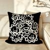 Artist MMurakami TTakashi Cushion Cover Pillow Case Antidustmite Pillowcase Silky Short Plush Sofa Cushion Cover Hot