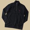 Ralph Lauren Style Half Zip High Neck Knit Sweatshirt, 7 Colors Available, Unisex Long Sleeve Casual Athletic Top