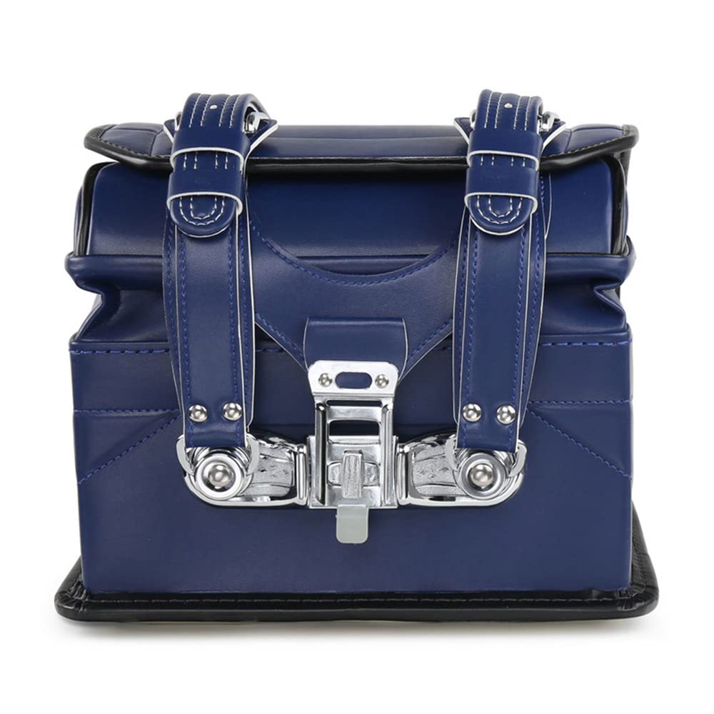 School Bag for Girls and New Model for Reflective Cherry Blossom Cool A4 Flat File Exquisite Metal Automatic Luxurious Gift Transparent School Bag