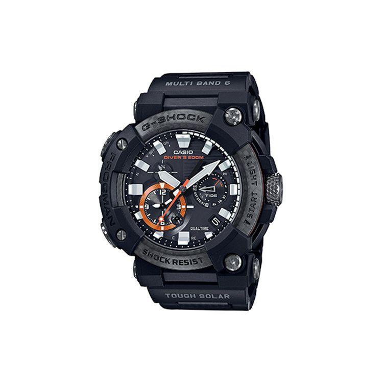 Casio Men's Black G-Shock Master Of G Sea Series Frogman Solar Powered Six Radio Wave Solar Quartz Watch Watches Gwf-A1000xc-1Apr