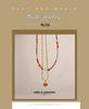 French Ethnic Red Agate Stone Beaded Necklace: Retro, Versatile Luxury