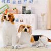 Lifelike Giant Beagle Dog Plush Toy Extra Large Soft Stuffed Animal Cute Puppy Gift for Kids and Adults