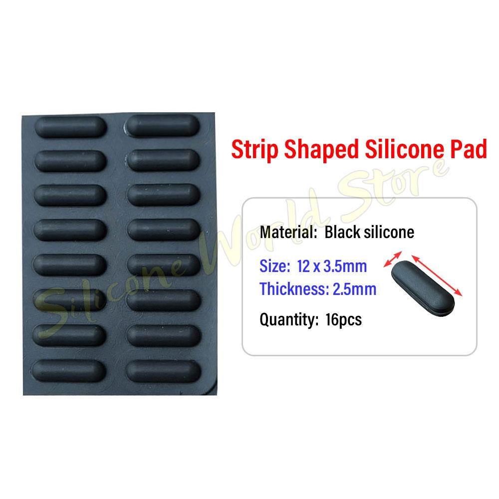 SW Self Adhesive Silicone Anti Collision Pad Anti Slip Sponge Mat Door Stopper Damper Buffer Soundproofing Furniture Pad Cushion