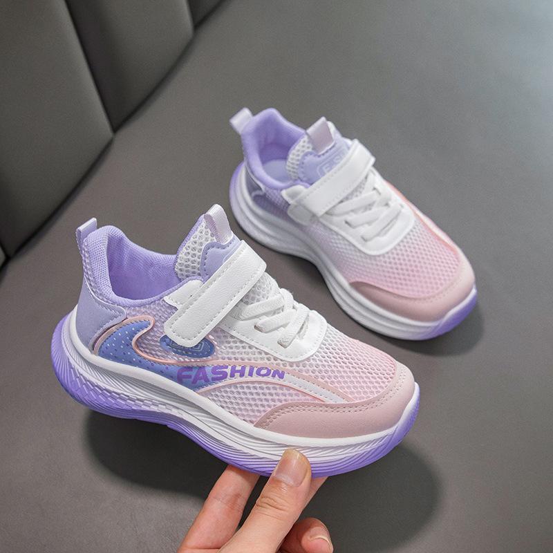 

2025 новая детская спортивная обувь обувь универсальная дышащая легкая для мальчиков и девочек для бега кроссовки для папы обувь для девочек 38