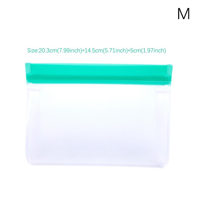 

Peva Food Storage Bag Upgrade Герметичный многоразовый силиконовый пакет с застежкой-молнией M