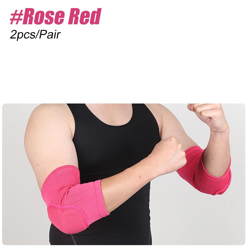 1Pair Compression Elbow Pads, Arm Brace Support Fitness, Arm Protector For Volleyball Basketball Breathable Elbow Wraps