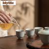 30ml Eis-Tischglasur Relief Teetasse Retro Teeschale Teetassenset Teeprobe Duftbecher Chazhan Meistertassen Teeservice Handwerk