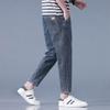New Spring and Summer Men's Nine-point Pants Slim-fitting Thin-foot Pants Korean Version 9-point Jeans