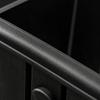 Rectangular Tube Reducer Sleeve Plastic Pipe Interlining Black