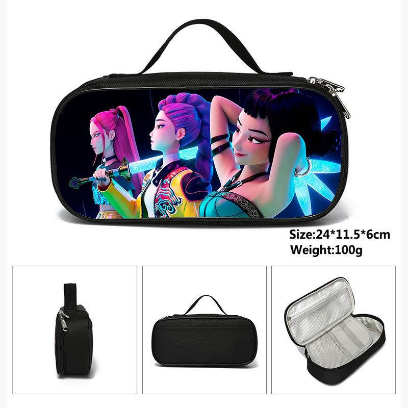 Untrix Kpop Fach Federmäppchen Kpop Hexenjäger Schüler Aufbewahrung Schreibwaren Tasche Bleistift Tasche