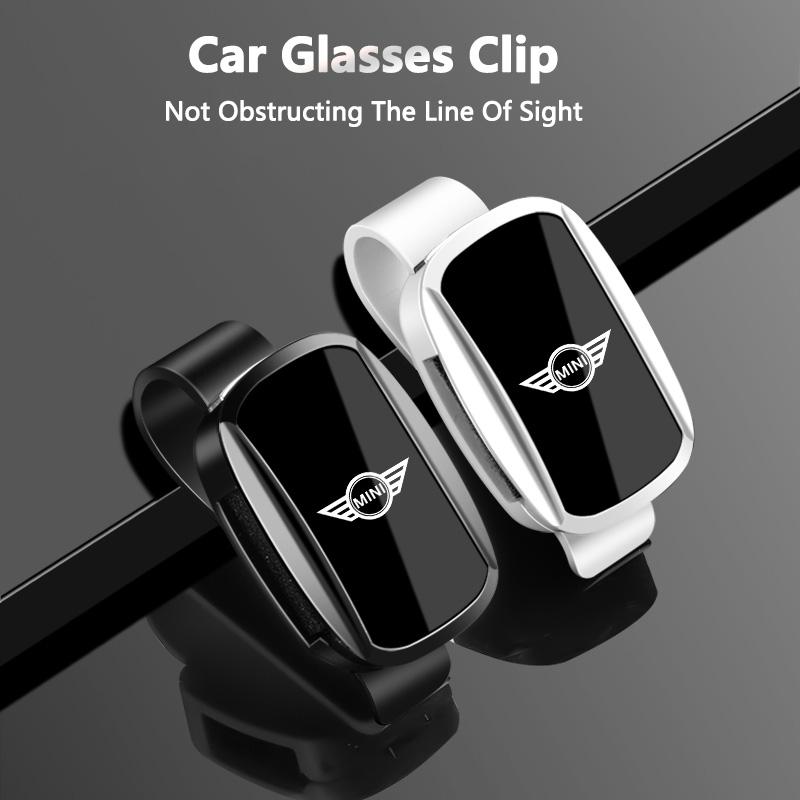 Car Sun Visor Glasses U-shaped Back Clip Eyeglasses Holder For MINI John Cooper Works R56 F56 R53 R60 Clubman Accessories uylez55