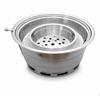Korean Style Thickened Stainless Steel Charcoal Grill Basin for Commercial Outdoor Use Small Top