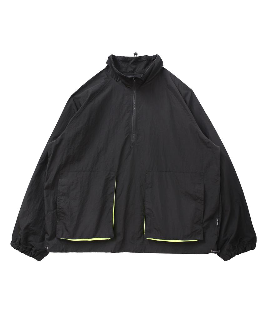 Gostreet 3D Pocket High-Neck Anorak Black