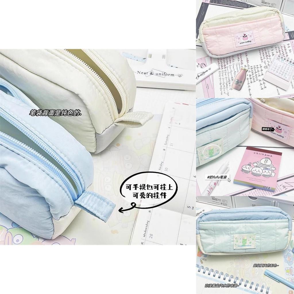 Canvas Pencil Case With Large Capacity For Students And Girls