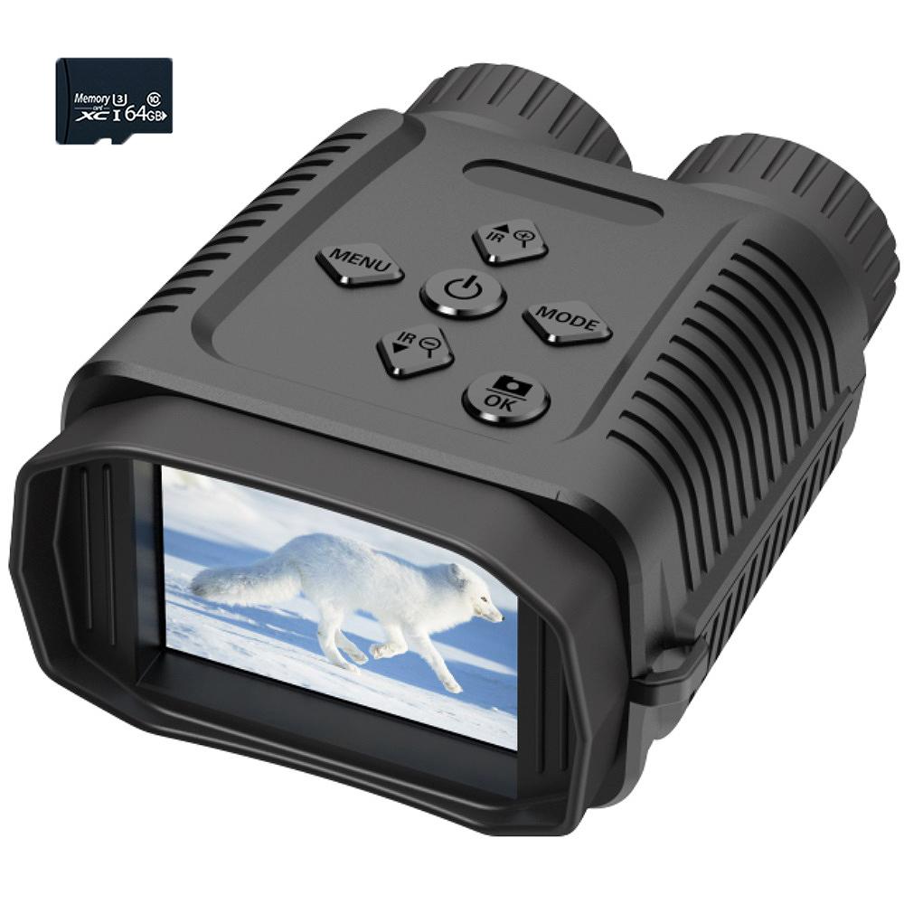 Nv1182 Mini Infrared Binoculars Telescope 8x Zoom 1080p Hd Digital Camera 300m Night Vision For Hunting Video Recording