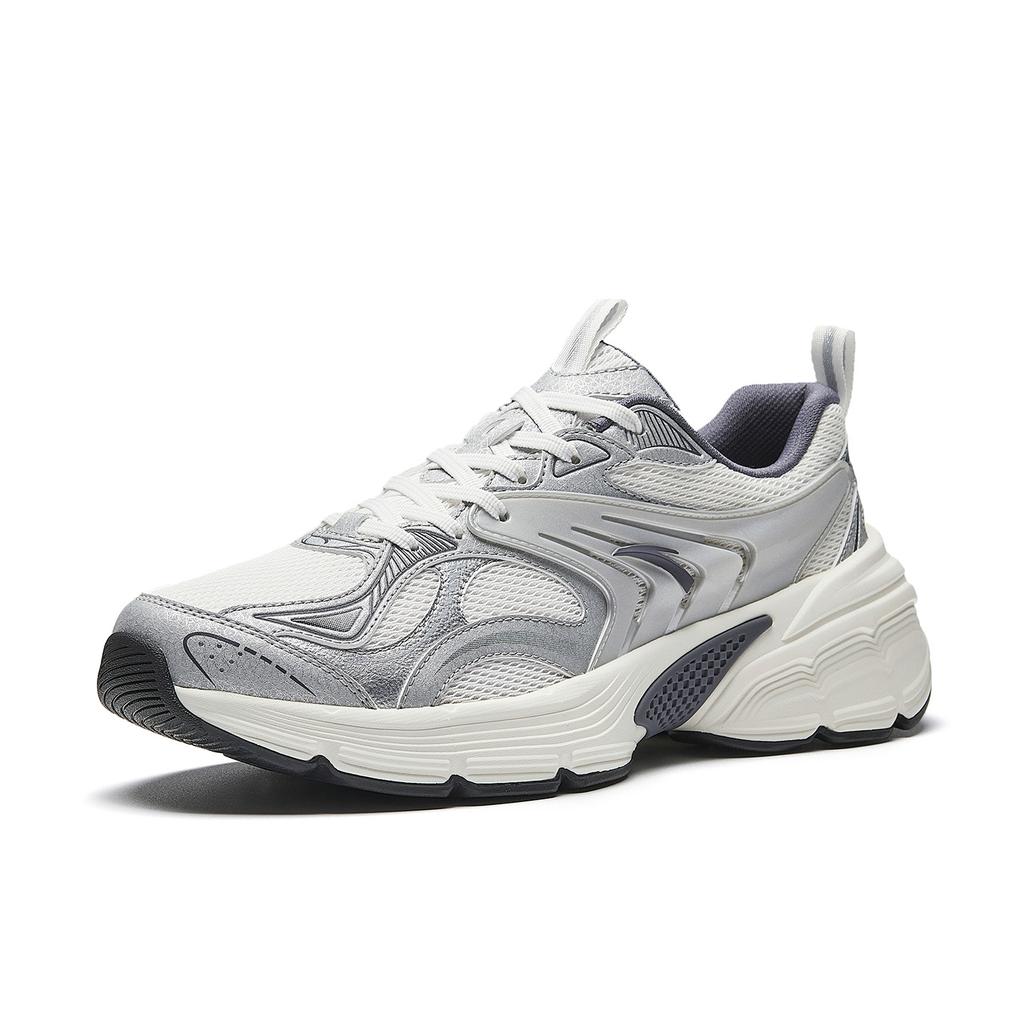 Anta AT959 Low top Running Shoes Men's White Silver Gray 912615501Q-1