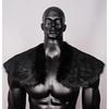 Vikinges Faux Furs Shawl Barbarian Collar,Medieval Knight Mantle Shoulder Wrap Warriour Cape Shawl Renaissances Costume