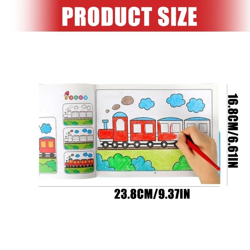 Libro de Dibujo Interactivo para Preescolares Color Vibrante Actividad Creativa de Aprendizaje Artístico Para Ejercicios de Desarrollo de Habilidades Sensoriales