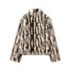 Za Autumn and Winter New Arrivals Women's Clothing Zr European and American Style Fashion Faux Fur Effect Coat Jacket 4360041