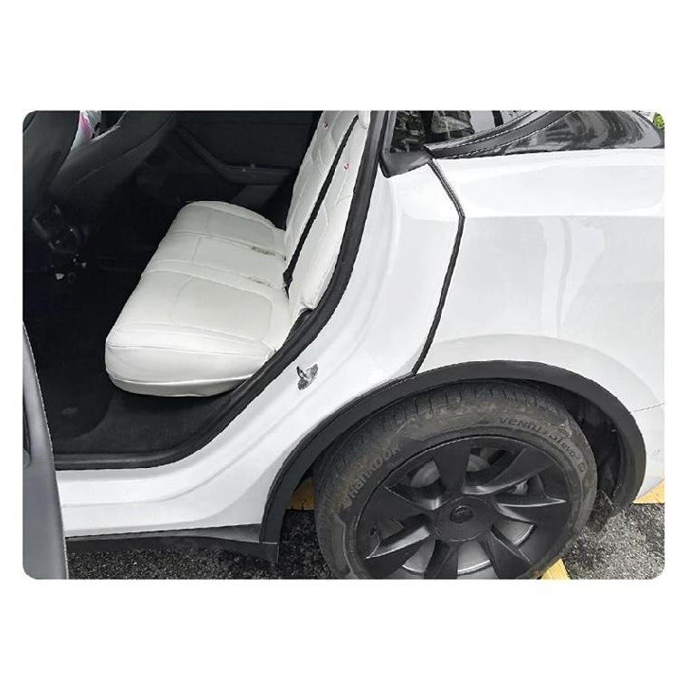 Car Door Seal Strip for Tesla Model Y Juniper Model 3 Highland 2025 Front and Rear Door Waterproof Rubber Noise Reduction Part Heat Shields 2