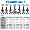 48Pcs Fishing Rod Tip Guides Repair Kit Stainless Steel Frames Ceramic Ring for Spinning Casting Saltwater Freshwater Fishing