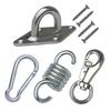 2 Pieces Hanging Hooks 700 Lbs Weight Hammock Spring Supported Chair Spring for Porch Chairs Swings Hanging