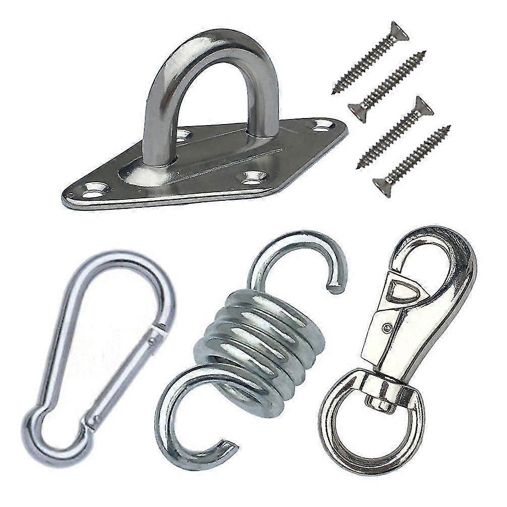 2 Pieces Hanging Hooks 700 Lbs Weight Hammock Spring Supported Chair Spring for Porch Chairs Swings Hanging