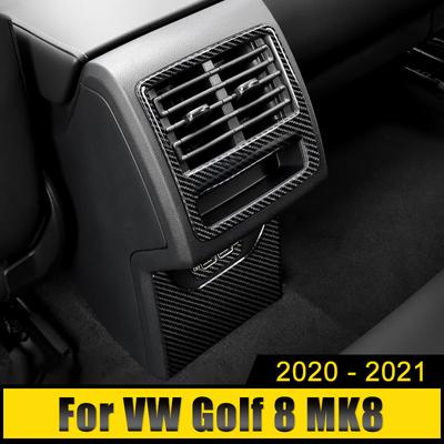 For Volkswagen VW Golf 8 MK8   2022 Car Rear Console Center Air Conditioner Vent Outlet Frame Cover Trim