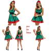 Elf Costume Dress With Cotton Polyester Fabric For Christmas Party And Stage Performances