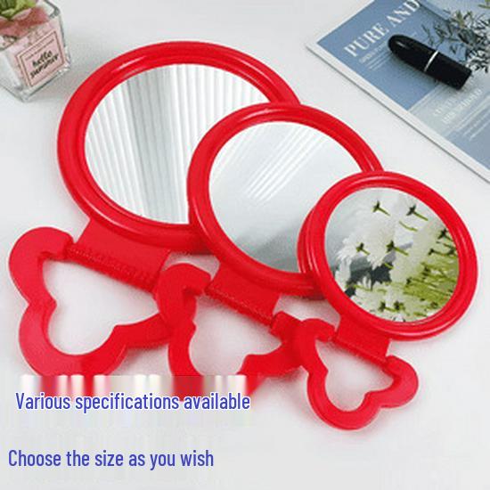 

Newcomer Exclusive: Chinese Red Round Wall-Mounted Makeup Mirror Other