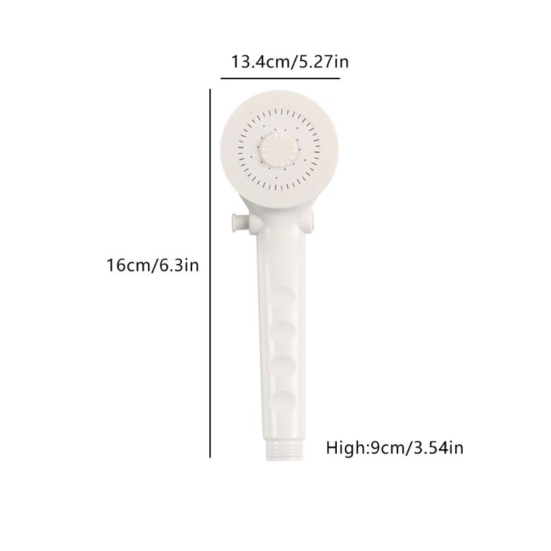 Bathroom Shower Hose 1.5M Lightweight Adjustable Sprayed Head Secure for Travel Trailers Campers Water Efficient Design