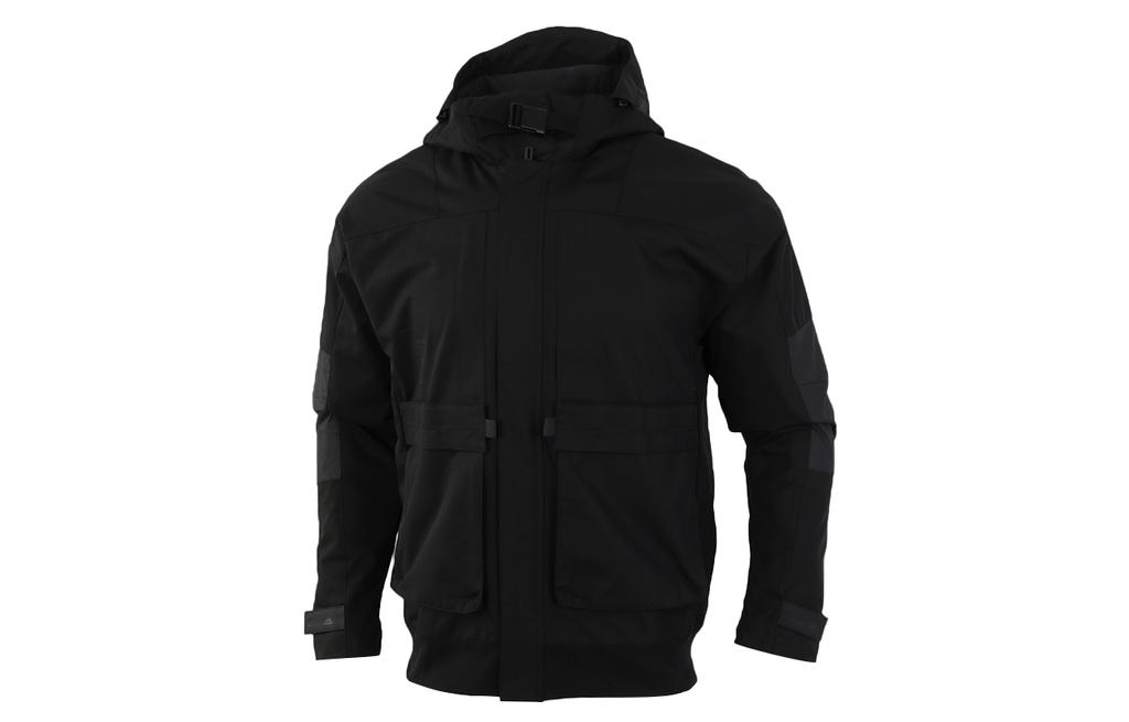 Adidas Th Jkt Func Workwear Fleece Lined Casual Sports Hooded Jacket Winter Men's Black GM4397