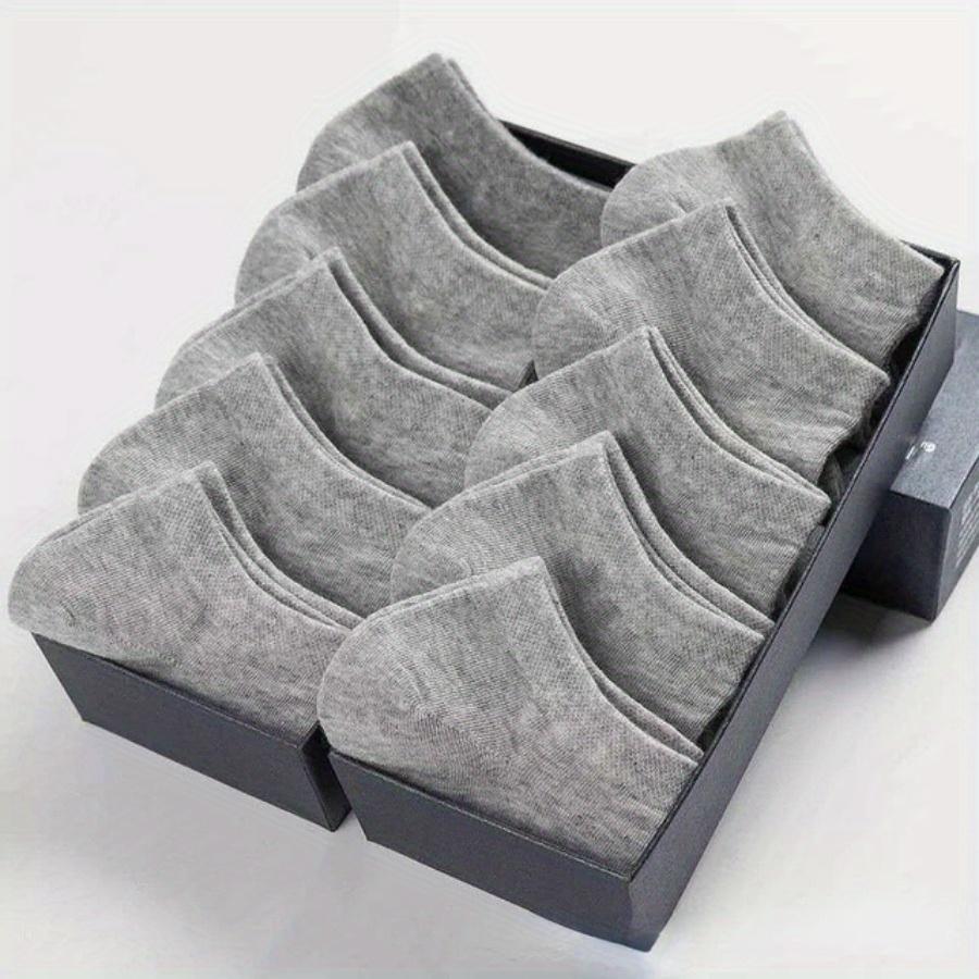 10 Pairs Unisex Low Cut Ankle Socks, Breathable Athletic Performance Socks, All-Season,37-44 US Size Range, Breathable Socks