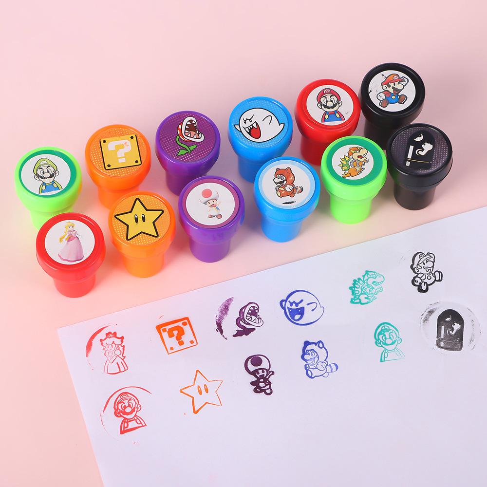 Brother Mario Party Favors Gifts Stamps Slap Bracelet Stickers Christmas Stocking Fillers Birthday Souvenirs Decoration Supplies