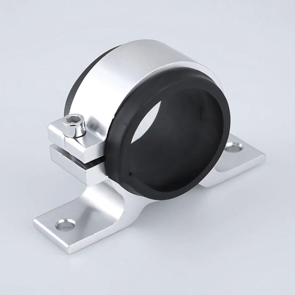 1 Stück 50mm Aluminium Ölpumpenhalterung Universell passend für Kraftstoffpumpenmontage Leichte Langlebige Konstruktion