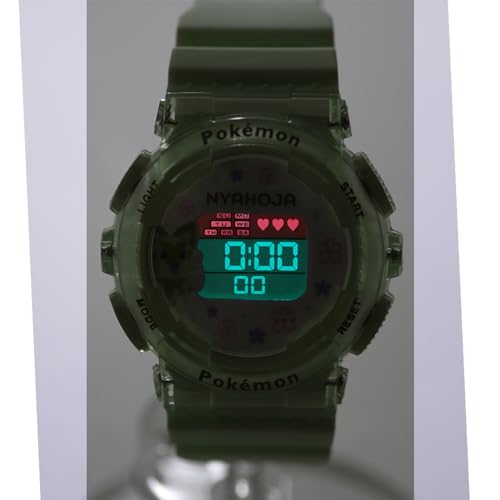 Sun Flame Co. Ltd. Wristwatch J-Axis Pokemon Digital Watch Multifunction CP3A0002 Green