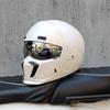 Motorcycle retro helmet cruise men's and women's combination full helmet scorpion helmet reserved Bluetooth headphone slot