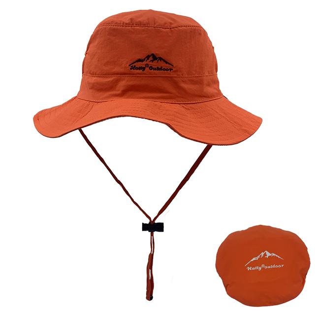 2020 Vendita Calda Cappello a Secchiello Ricamato in Poliestere Cappello Pieghevole con Tasca a Zip Cappello da Sole UV da Spiaggia Cappello Portatile ad Asciugatura Rapida per Adulto