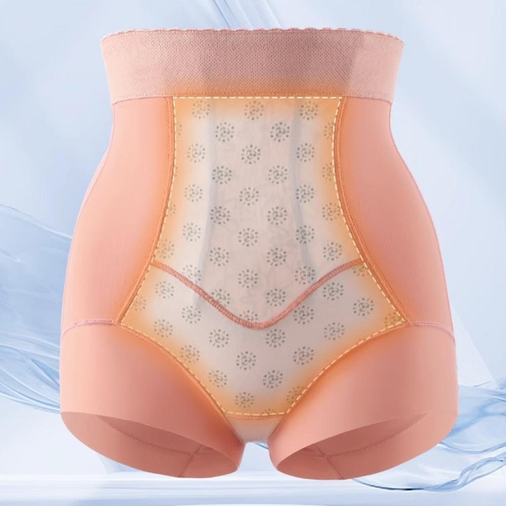 High Waist Butt Lifter Briefs Flowers Seamless Underpants Elastic Postpartum Body Shaper  Women