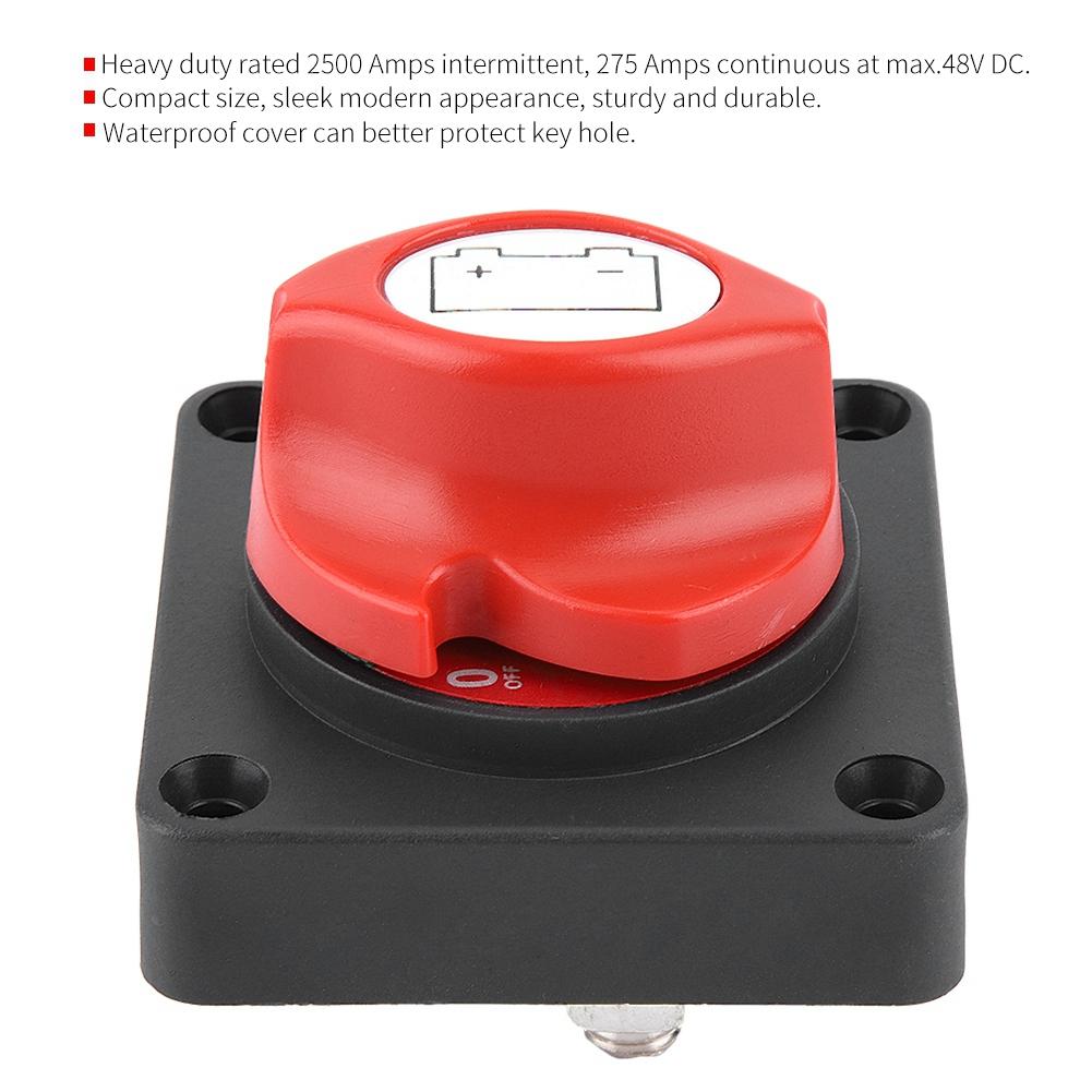 Universal On Off Car Battery Isolator Switch for Cars Offroad Vehicle Truck